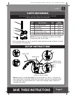 Предварительный просмотр 4 страницы Intex DP30110 Owner'S Manual