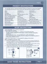 Preview for 8 page of Intex ECO15110-2 Owner'S Manual