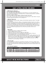 Preview for 12 page of Intex ECO7110 Owner'S Manual