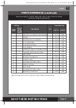 Предварительный просмотр 5 страницы Intex ECO8110 User Manual