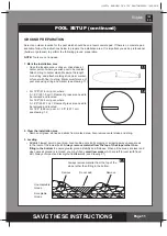 Preview for 11 page of Intex GRAPHITE GRAY PANEL POOL SET 15'8" Owner'S Manual