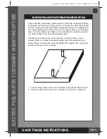 Preview for 9 page of Intex HT30220 Owner'S Manual