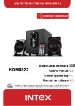 Preview for 1 page of Intex KOM0822 User Manual