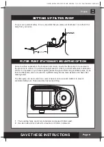 Preview for 8 page of Intex Krystal Clear 636G Owner'S Manual