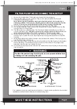 Preview for 9 page of Intex Krystal Clear 636G Owner'S Manual