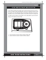 Preview for 9 page of Intex krystal clear 636T Owner'S Manual