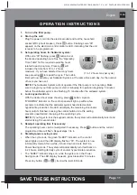 Preview for 11 page of Intex Krystal Clear CS2220 Owner'S Manual