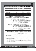 Preview for 15 page of Intex Krystal Clear CS2220 Owner'S Manual