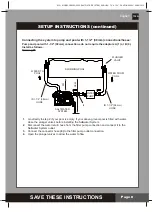 Preview for 8 page of Intex Krystal Clear CS8220 Owner'S Manual