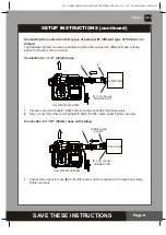 Preview for 9 page of Intex Krystal Clear CS8220 Owner'S Manual