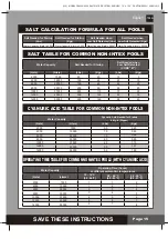 Preview for 15 page of Intex Krystal Clear CS8220 Owner'S Manual