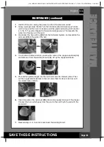 Preview for 26 page of Intex Krystal Clear CS8221 Owner'S Manual