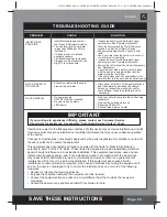 Preview for 20 page of Intex Krystal Clear ZS8110 Owner'S Manual