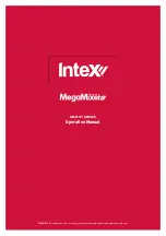 Preview for 1 page of Intex MegaMixer AMX110 Operation Manual