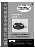 Preview for 79 page of Intex PureSpa SB-H20 Owner'S Manual