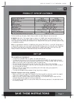Preview for 7 page of Intex PureSpa SB-HW10 Owner'S Manual