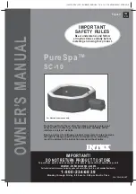 Preview for 1 page of Intex PureSpa SC-10 User Manual