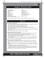Preview for 8 page of Intex PureSpa SPJ-H-10 Owner'S Manual
