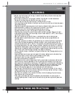 Preview for 4 page of Intex PureSpa SSP-H-20-1 Owner'S Manual