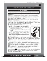 Preview for 14 page of Intex PureSpa SSP-H-20-1 Owner'S Manual