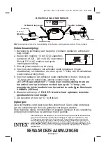 Preview for 12 page of Intex Quick-Fill AP609 Manual