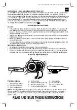 Preview for 2 page of Intex Quickfill Plus AP619D Owner'S Manual