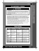 Preview for 23 page of Intex Sequoia Spirit 16'8" x 49" Owner'S Manual