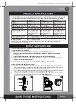 Предварительный просмотр 8 страницы Intex SF60110-1 Owner'S Manual