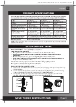 Preview for 8 page of Intex SF60220-1 Owner'S Manual