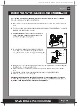 Предварительный просмотр 19 страницы Intex SF60220-1 Owner'S Manual