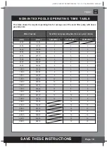 Предварительный просмотр 18 страницы Intex SF60220RC-1 Owner'S Manual