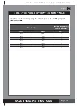 Предварительный просмотр 19 страницы Intex SF90220RC-1 Owner'S Manual