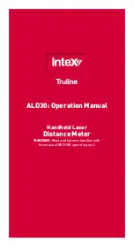 Предварительный просмотр 1 страницы Intex Truline ALD30 Operation Manual