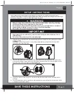 Предварительный просмотр 5 страницы Intex WL3220 Owner'S Manual