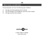 Preview for 8 page of INTEZZE GO ANC User Manual