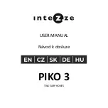 INTEZZE PIKO 3 User Manual предпросмотр