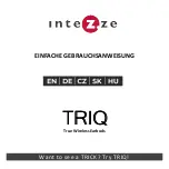 Предварительный просмотр 5 страницы INTEZZE TRIQ Simple Operating Instructions
