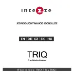 Предварительный просмотр 9 страницы INTEZZE TRIQ Simple Operating Instructions