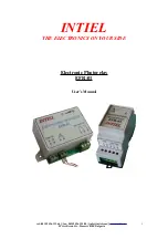 Предварительный просмотр 1 страницы Intiel EFR-01 User Manual