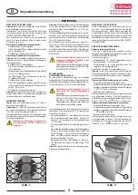 Preview for 3 page of Intimus 26CC3 Operating Instructions Manual