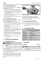 Preview for 6 page of Intimus 34 CP7 Operating Instructions Manual