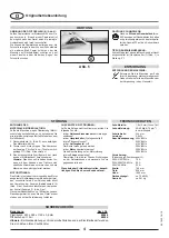 Preview for 4 page of Intimus 648-2C Operating Instructions Manual