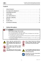 Preview for 6 page of Intimus INT-LA-PL320PRO Operating Instructions Manual