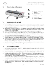 Preview for 10 page of Intimus PL-450 Professional Operating Instructions Manual