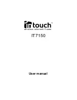 Предварительный просмотр 1 страницы InTouch IT7150 Series User Manual