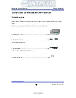 Предварительный просмотр 10 страницы Intplus Network Video Server FlexWATCH 3110 User Manual