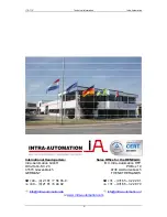 Preview for 10 page of Intra Automation ITA-T1S Technical Information