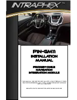 Предварительный просмотр 1 страницы Intraphex P1N-GM11 Installation Manual