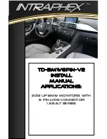 Intraphex TD-BMW6PIN-v2 Install Manual preview