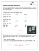 Preview for 8 page of Intrasonic Technology V304 Installation Manual